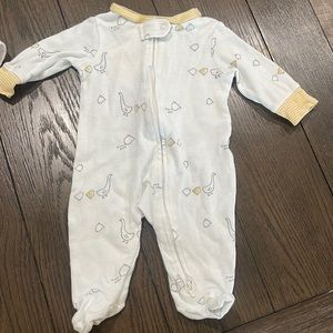 2-way zipper onesie 3month
